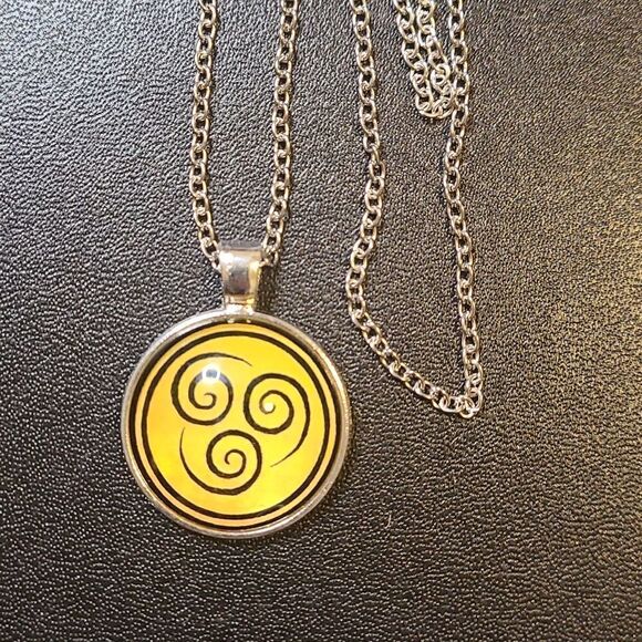 Air tribe - Airbender Nations element inspired Symbols v2, 12in chain - Picture 2 of 4